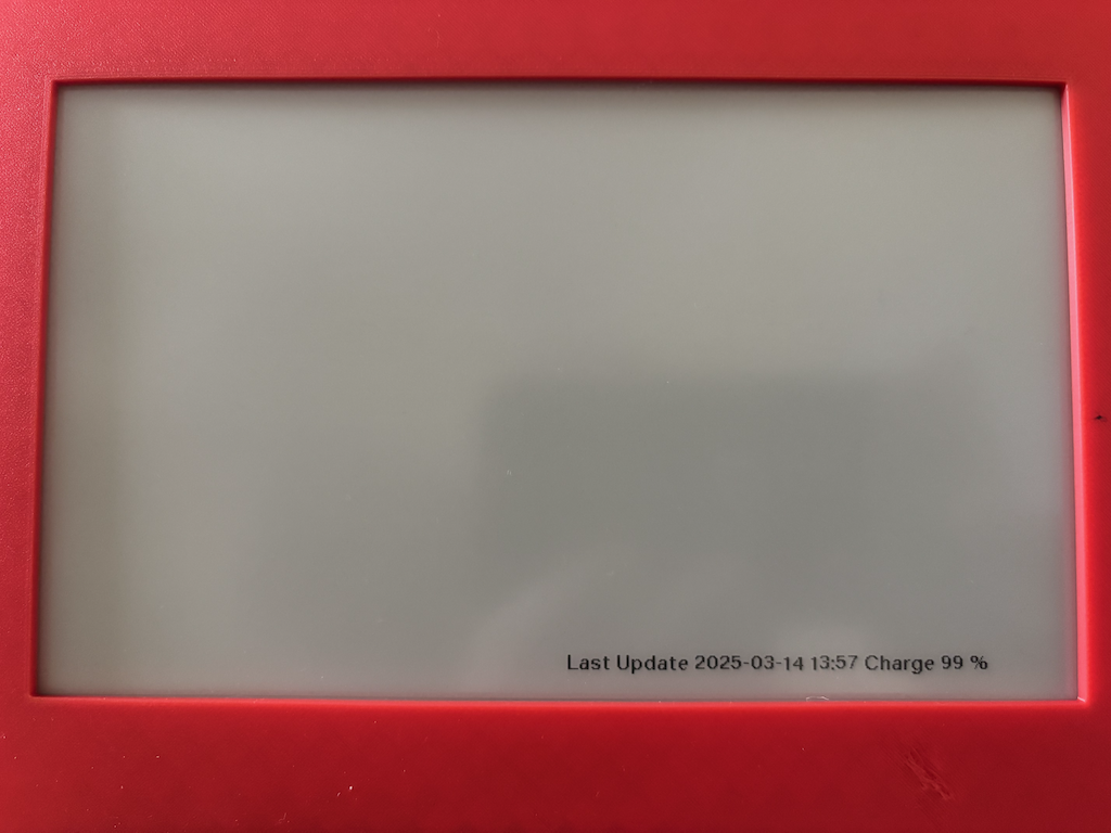 Screen Shot Showing date/time and battery percentage